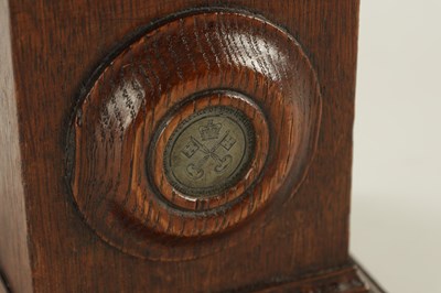 Lot 946 - A 19TH CENTURY OAK OBLISK