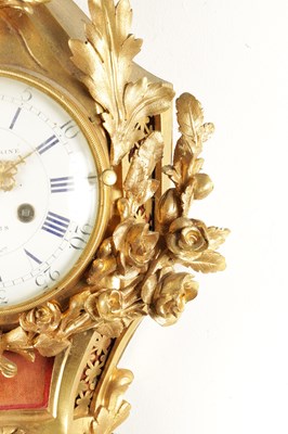 Lot 1203 - MONBRO FILS AINE, A PARIS. A 19TH CENTURY FRENCH ORMOLU CARTEL CLOCK