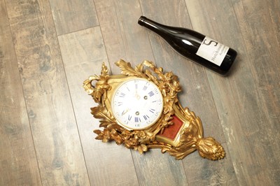 Lot 1203 - MONBRO FILS AINE, A PARIS. A 19TH CENTURY FRENCH ORMOLU CARTEL CLOCK