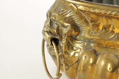 Lot 699 - TWO 19TH CENTURY BRASS JARDINIERES
