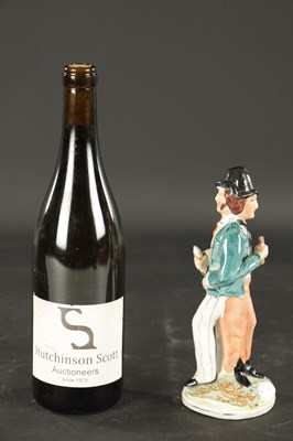 Lot 98 - A 19TH CENTURY STAFFORDSHIRE FIGURE ENTITLED WATER AND GIN