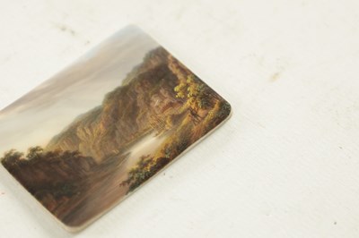Lot 95 - A LATE 19TH CENTURY GERMAN MINIATURE PAINTED PORCELAIN PLAQUE