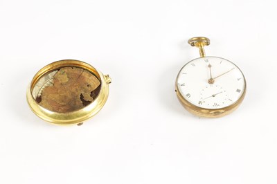 Lot 355 - PETER LITHERLAND, LIVERPOOL. A RARE GILT PAIR CASED POCKET WATCH WITH RACK LEVER ESCAPEMENT