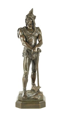 Lot MARCEL DEBUT (1865-1933). AN EARLY 20TH CENTURY BRONZE SCULPTURE OF VERCINGETORIX