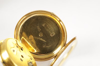 Lot 373 - LITHERLAND DAVIES & CO. LIVERPOOL. AN 18CT GOLD OPEN FACED POCKET WATCH