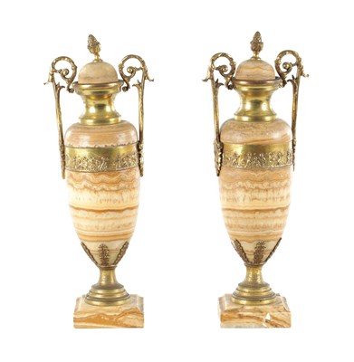 Lot A PAIR OF LATE 19TH CENTURY FRENCH CASSOLETTES