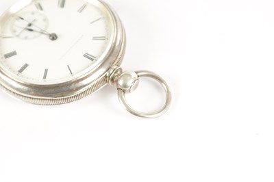 Lot 363 - WALTHAM WATCH CO. AN EARLY SILVER OPEN FACED AMERICAN POCKET WATCH