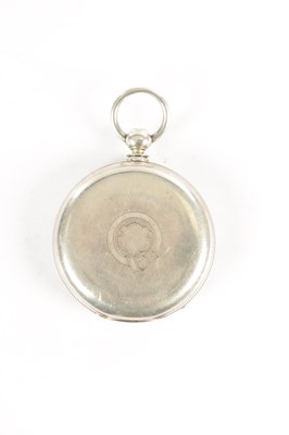 Lot 363 - WALTHAM WATCH CO. AN EARLY SILVER OPEN FACED AMERICAN POCKET WATCH