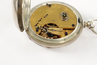 Lot 363 - WALTHAM WATCH CO. AN EARLY SILVER OPEN FACED AMERICAN POCKET WATCH
