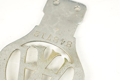 Lot 596 - A COLLECTION OF SIX AA AUTOMOBILE ASSOCIATION VINTAGE CAR BADGES