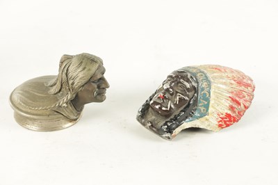 Lot 585 - A 1920’S PONTIAC CHIEF CAR MASCOT AND ANOTHER