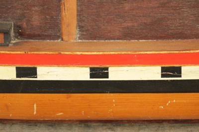 Lot 690 - A 20TH CENTURY HALF HULL HANGING MODEL OF NEPTUNE