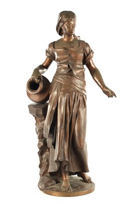 Lot ALFRED DESIRE LANSON (1851 - 1898). A 19TH CENTURY FRENCH BRONZE FIGURE