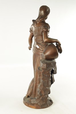 Lot 675 - ALFRED DESIRE LANSON (1851 - 1898) A 19TH CENTURY FRENCH BRONZE FIGURE