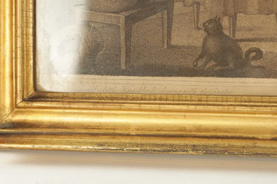 Lot 807 - A PAIR OF 18TH CENTURY SATIRICAL PRINTS