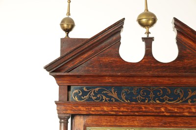 Lot 1099 - THOMAS HOUGHTON, CHORLEY. A SMALL GEORGE III OAK 30-HOUR LONGCASE CLOCK