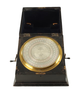 Lot 1129 - A LATE 19TH CENTURY LORD’S CALCULATOR BY ELLIOTT BROS. LONDON NO. 59.
