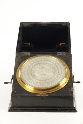 Lot 1129 - A LATE 19TH CENTURY LORD’S CALCULATOR BY ELLIOTT BROS. LONDON NO. 59.