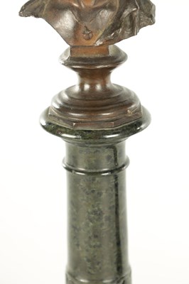 Lot 649 - TWO LATE 19TH CENTURY GRAND TOUR ITALIAN BRONZE BUSTS