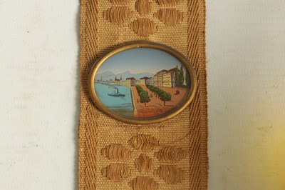 Lot 792 - A 19TH CENTURY GRAND TOUR WALL HANGING