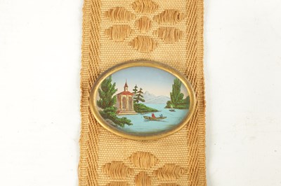 Lot 792 - A 19TH CENTURY GRAND TOUR WALL HANGING