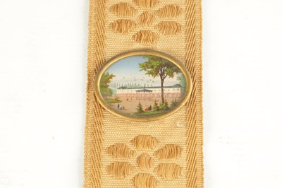 Lot 792 - A 19TH CENTURY GRAND TOUR WALL HANGING