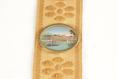Lot 792 - A 19TH CENTURY GRAND TOUR WALL HANGING