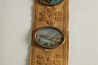 Lot 792 - A 19TH CENTURY GRAND TOUR WALL HANGING