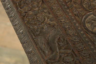 Lot 149 - A LATE 19TH CENTURY ANGLO INDIAN TWO TIER HARDWOOD OCCASIONAL TABLE