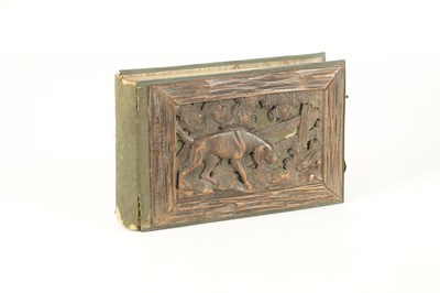 Lot 950 - A 19TH CENTURY BLACK FOREST PHOTO ALBUM