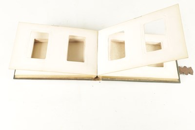 Lot 950 - A 19TH CENTURY BLACK FOREST PHOTO ALBUM