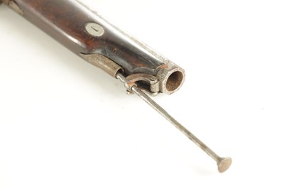 Lot 553 - A 19TH CENTURY PERCUSSION PISTOL