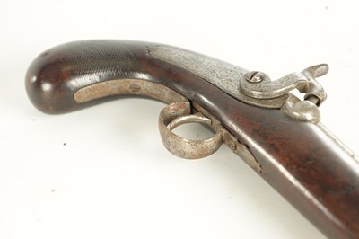 Lot 553 - A 19TH CENTURY PERCUSSION PISTOL