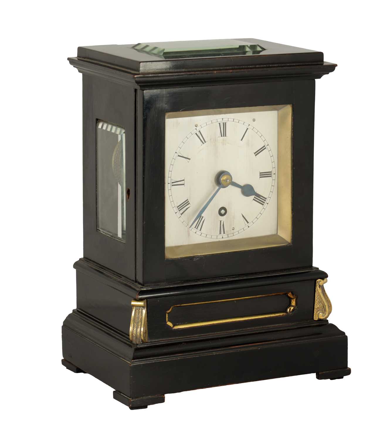 Lot 998 - A MID 19TH CENTURY EBONISED AND