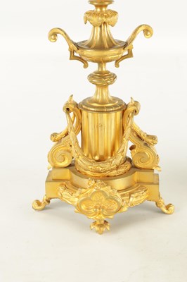 Lot 748 - A PAIR OF LATE 19TH CENTURY FRENCH ORMOLU CANDELABRA