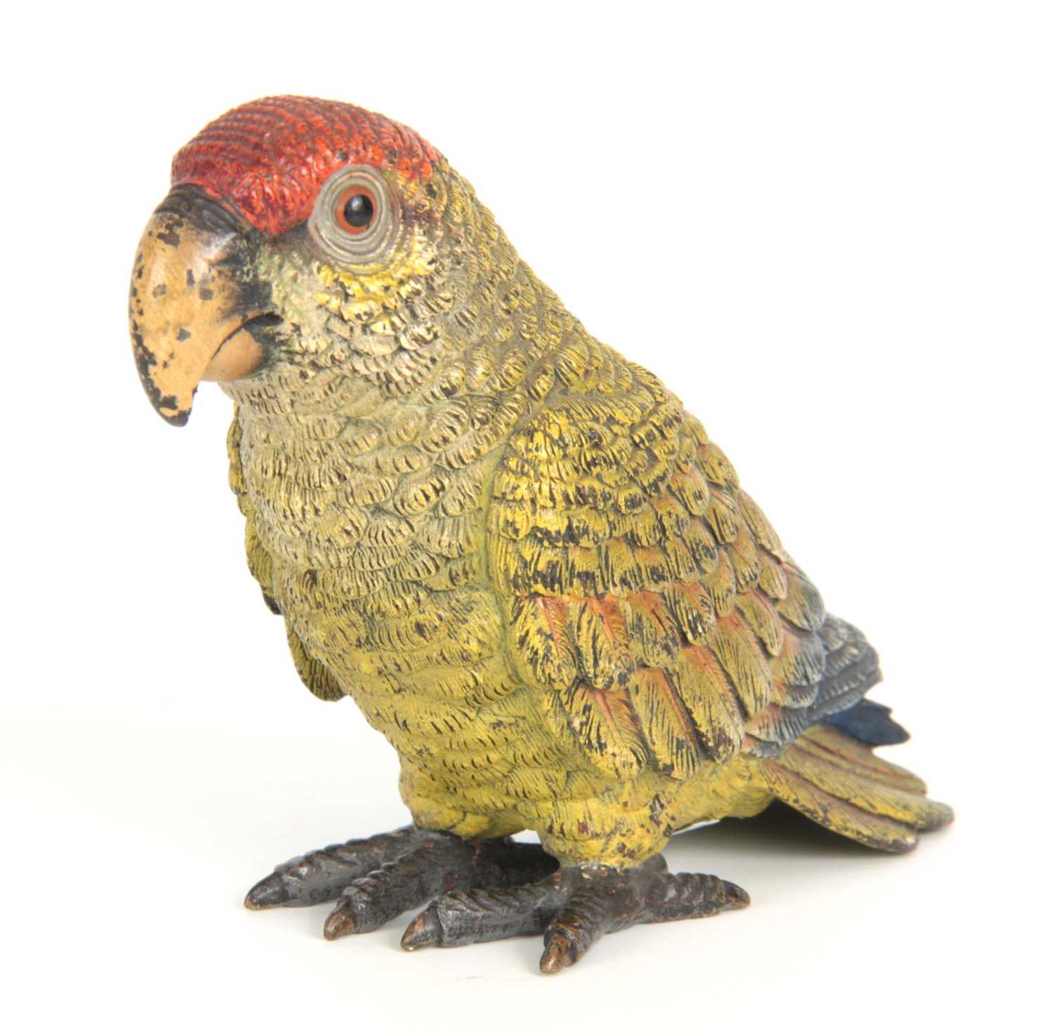 Lot 788 - ATT. TO FRANZ BERGMAN. A LATE 19th CENTURY AUSTRIAN COLD PAINTED BRONZE SCULPTURE