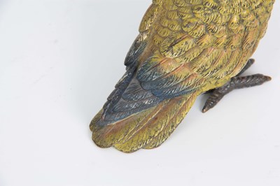 Lot 788 - ATT. TO FRANZ BERGMAN. A LATE 19th CENTURY AUSTRIAN COLD PAINTED BRONZE SCULPTURE