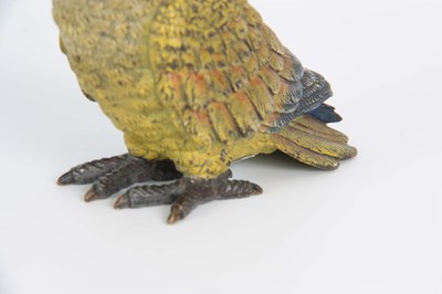 Lot 788 - ATT. TO FRANZ BERGMAN. A LATE 19th CENTURY AUSTRIAN COLD PAINTED BRONZE SCULPTURE