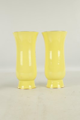 Lot 78 - A LARGE PAIR OF 19TH CENTURY MEISSEN PORCELAIN VASES