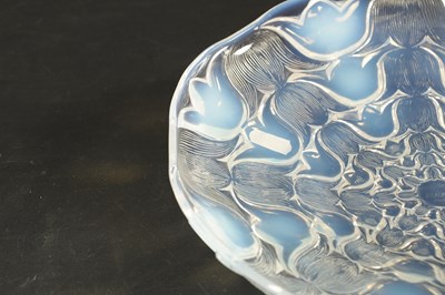Lot 31 - A RENE LALIQUE OPALESCENT 'CAMPANULES' PLATE