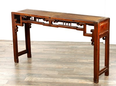 Lot 219 - AN EARLY 20TH CENTURY CHINESE ALTAR TABLE