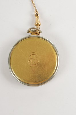 Lot 353 - AN EARLY 20TH CENTURY 18CT TWO TONE GOLD ROLEX POCKET WATCH RETAILED BY ASPREY, LONDON