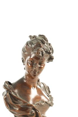 Lot 780 - H.E. ALLOUARD (1844 - 1929) A LATE 19TH/EARLY 20TH CENTURY BROWN PATINATED BRONZE SCULPTURE