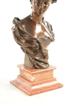 Lot 780 - H.E. ALLOUARD (1844 - 1929) A LATE 19TH/EARLY 20TH CENTURY BROWN PATINATED BRONZE SCULPTURE