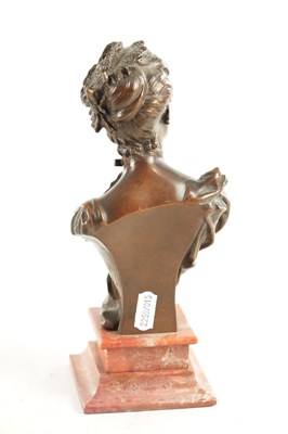 Lot 780 - H.E. ALLOUARD (1844 - 1929) A LATE 19TH/EARLY 20TH CENTURY BROWN PATINATED BRONZE SCULPTURE