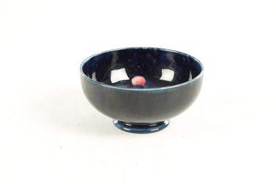 Lot 39 - A WILLIAM MOORCROFT SMALL-FOOTED BOWL CIRCA 1930'S/40'S