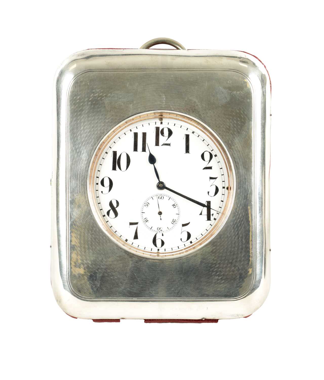 Lot 988 - A 20TH CENTURY GOLIATH SIZED NICKEL CASED POCKET WATCH