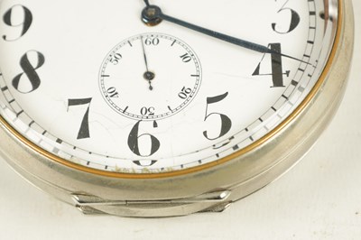 Lot 988 - A 20TH CENTURY GOLIATH SIZED NICKEL CASED POCKET WATCH