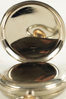 Lot 988 - A 20TH CENTURY GOLIATH SIZED NICKEL CASED POCKET WATCH