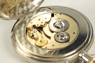Lot 988 - A 20TH CENTURY GOLIATH SIZED NICKEL CASED POCKET WATCH